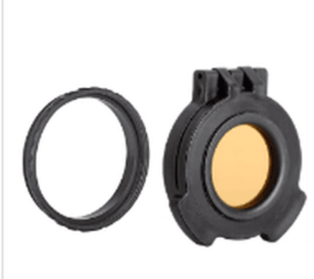 Amber See-56ACR-001BK1  Scope Cover +Adapter Ring  Black Objective Side