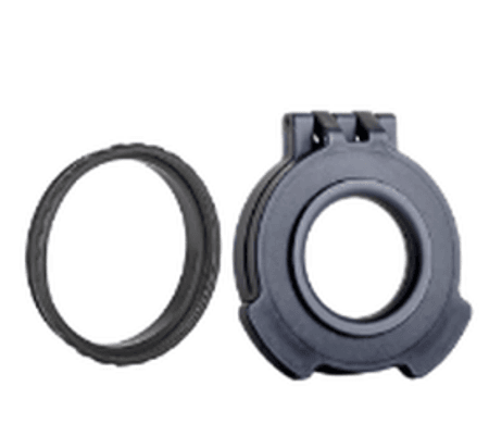 Clear See-Through Scope Cover + Adapter Ring  Black