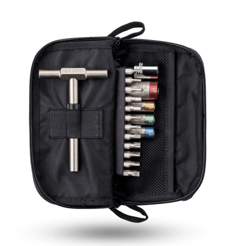 RIFLE AND OPTICS TOOLKIT WITH INDIVIDUAL TORQUE LIMITERS 15,25,45,65 z bitem 3/16 wydłużonym.