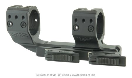 Montaż SPUHR QDP-6016 36mm 0 MOA H-38mm L-151mm dla Zero Compromise